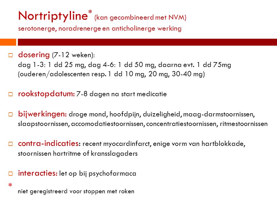 amitriptyline bijwerkingen 25mg